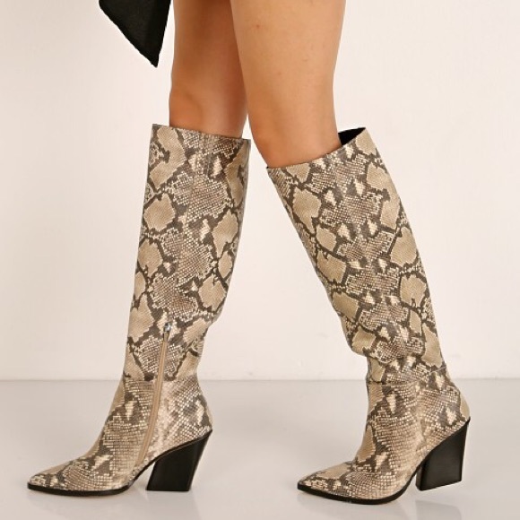 Dolce Vita Shoes - NEW Dolce Vita Leather Snakeskin Boots